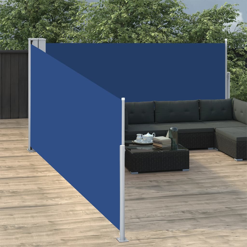 vidaXL Side Awning | Blue