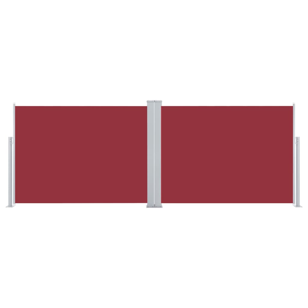 vidaXL Side Awning | Red
