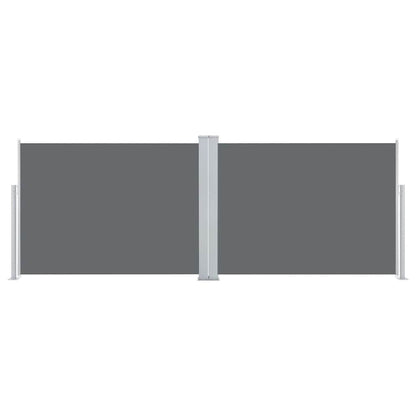 vidaXL Retractable Side Awning Anthracite 120x1000 cm