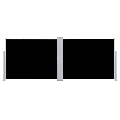 vidaXL Retractable Side Awning Black 140x1000 cm