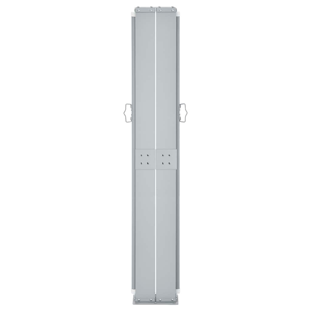 vidaXL Retractable Side Awning Black 140x1000 cm