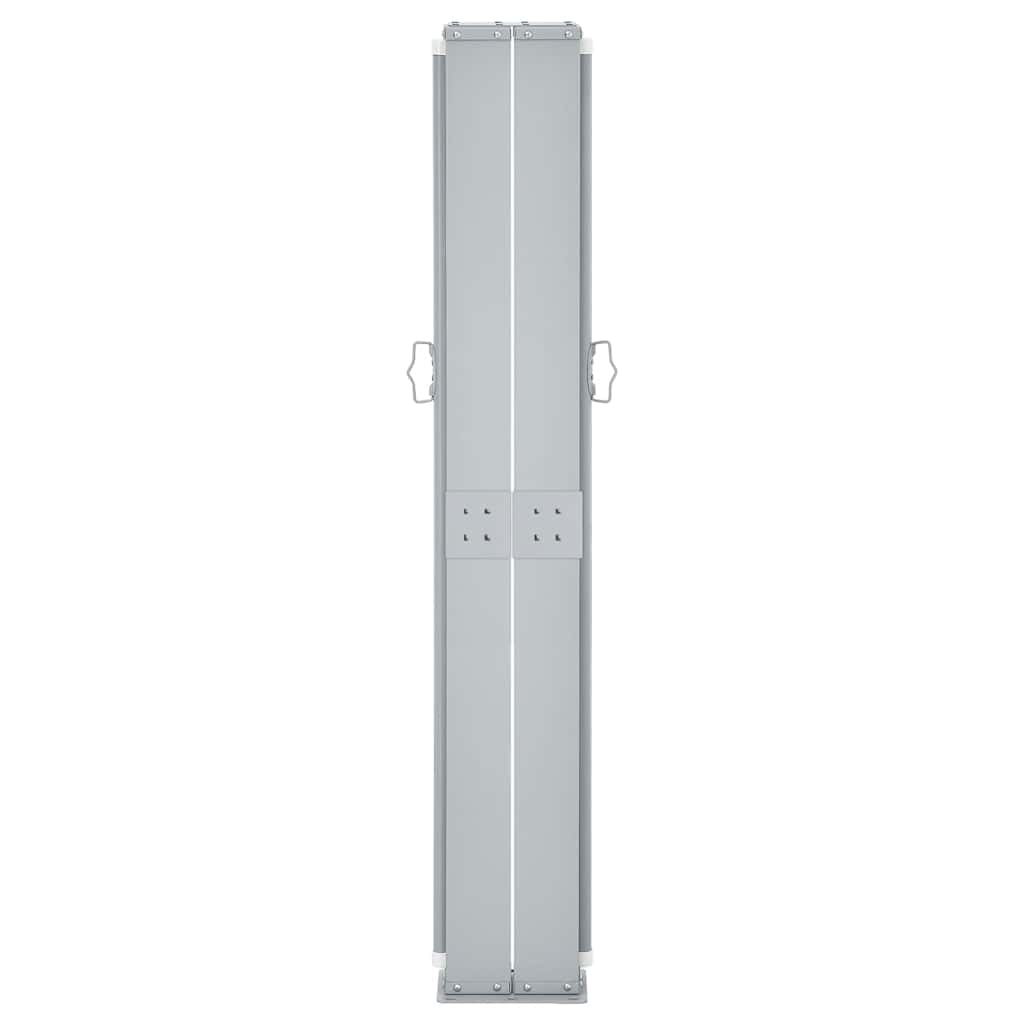 vidaXL Retractable Side Awning Cream 140x1000 cm