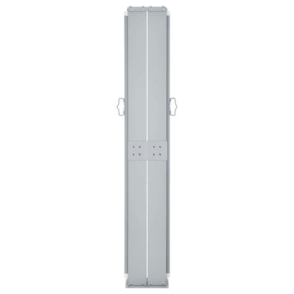 vidaXL Retractable Side Awning Cream 140x1000 cm