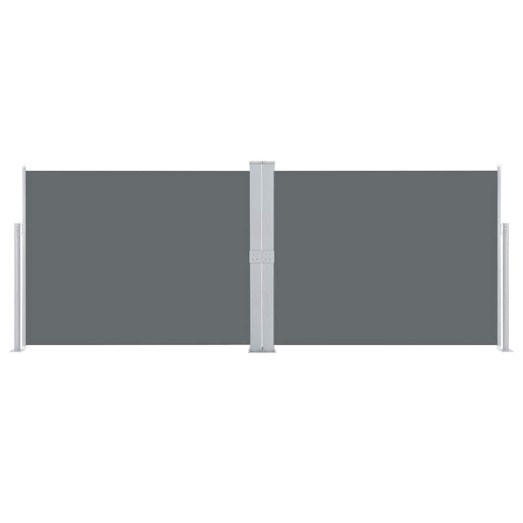 vidaXL Retractable Side Awning Anthracite 140x1000 cm