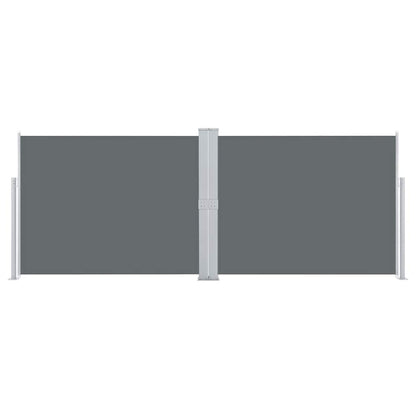 vidaXL Retractable Side Awning Anthracite 140x1000 cm