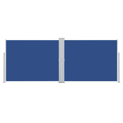 vidaXL Retractable Side Awning Blue 140x1000 cm