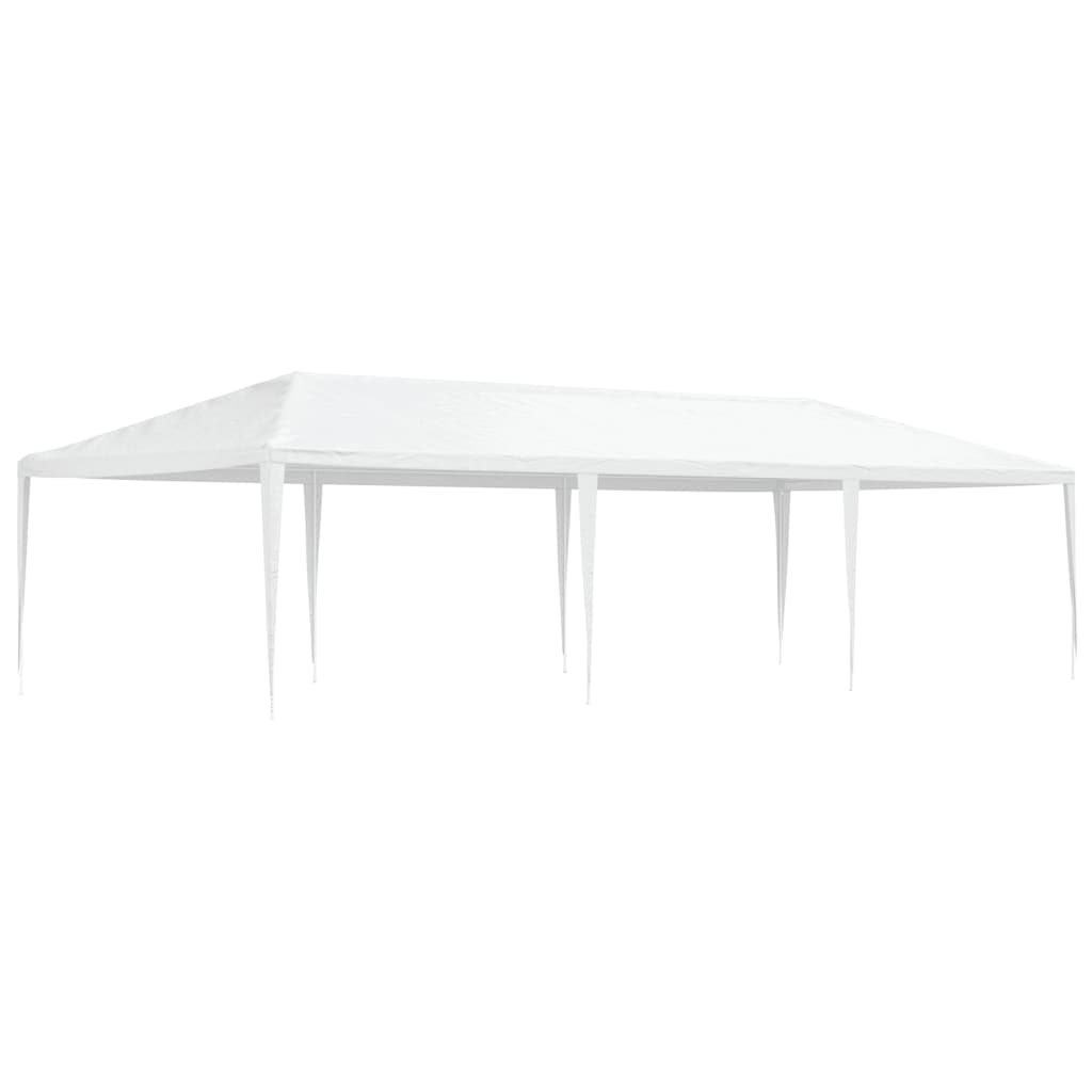vidaXL Party Tent | White | Polyethylene roof, Iron frame | Large | Durable