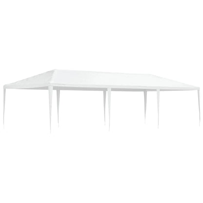vidaXL Party Tent | White | Polyethylene roof, Iron frame | Large | Durable