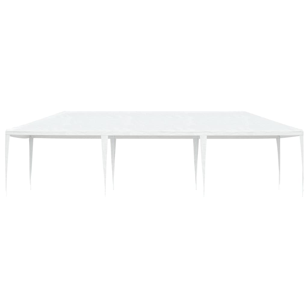 vidaXL Party Tent | White | Polyethylene roof, Iron frame | Large | Durable