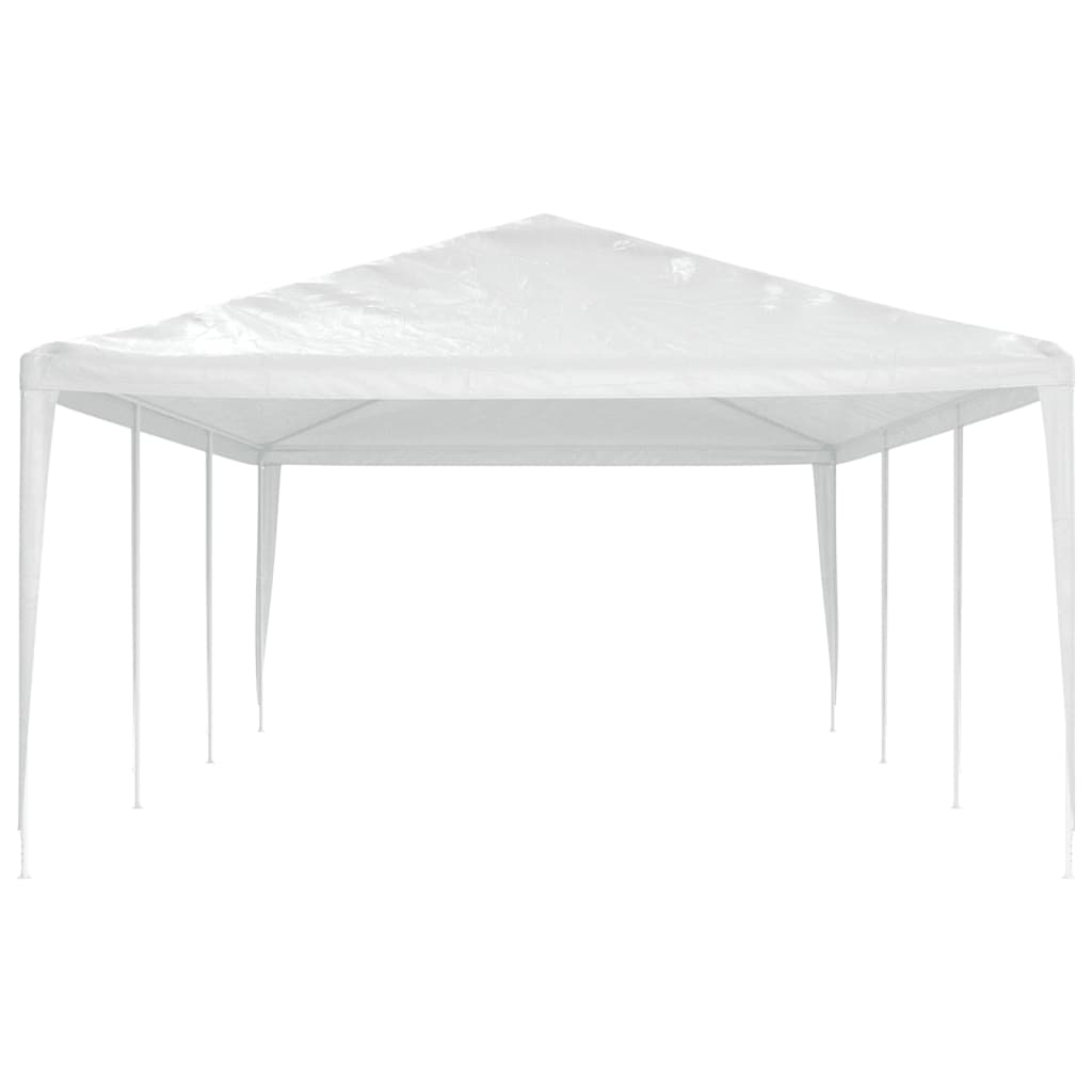 vidaXL Party Tent | White | Polyethylene roof, Iron frame | Large | Durable