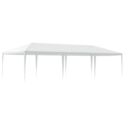 vidaXL Party Tent | White | Polyethylene roof, Iron frame | Large | Durable