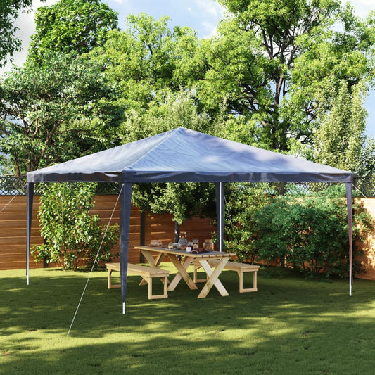 vidaXL Partytent | Blue | Polyethylene, Iron | Large |  Sturdy  | Party Tent