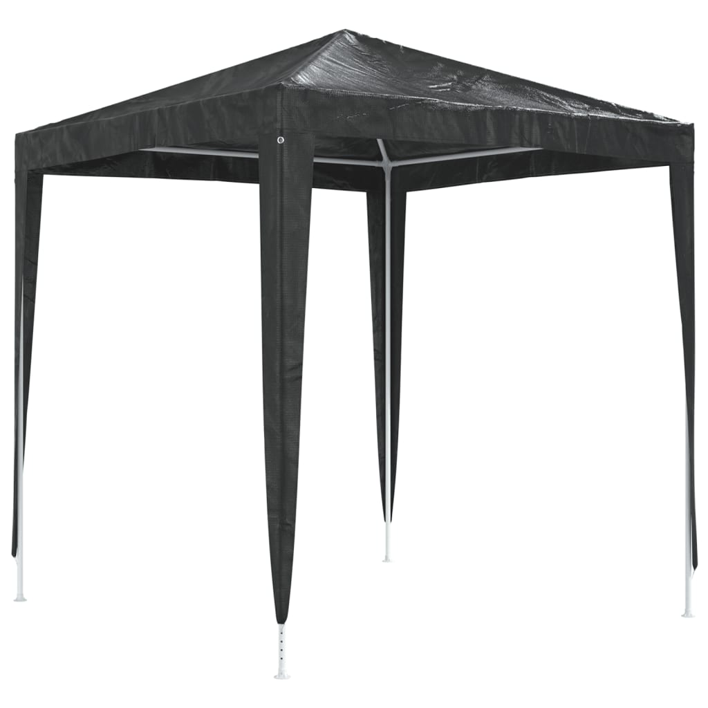 vidaXL Party Tent | Anthracite | Polyethylene, Steel | 2x2 m | Collapsible