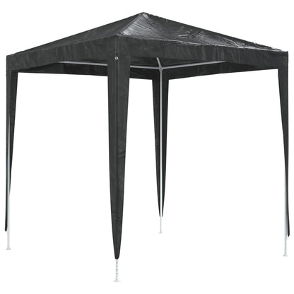 vidaXL Party Tent | Anthracite | Polyethylene, Steel | 2x2 m | Collapsible
