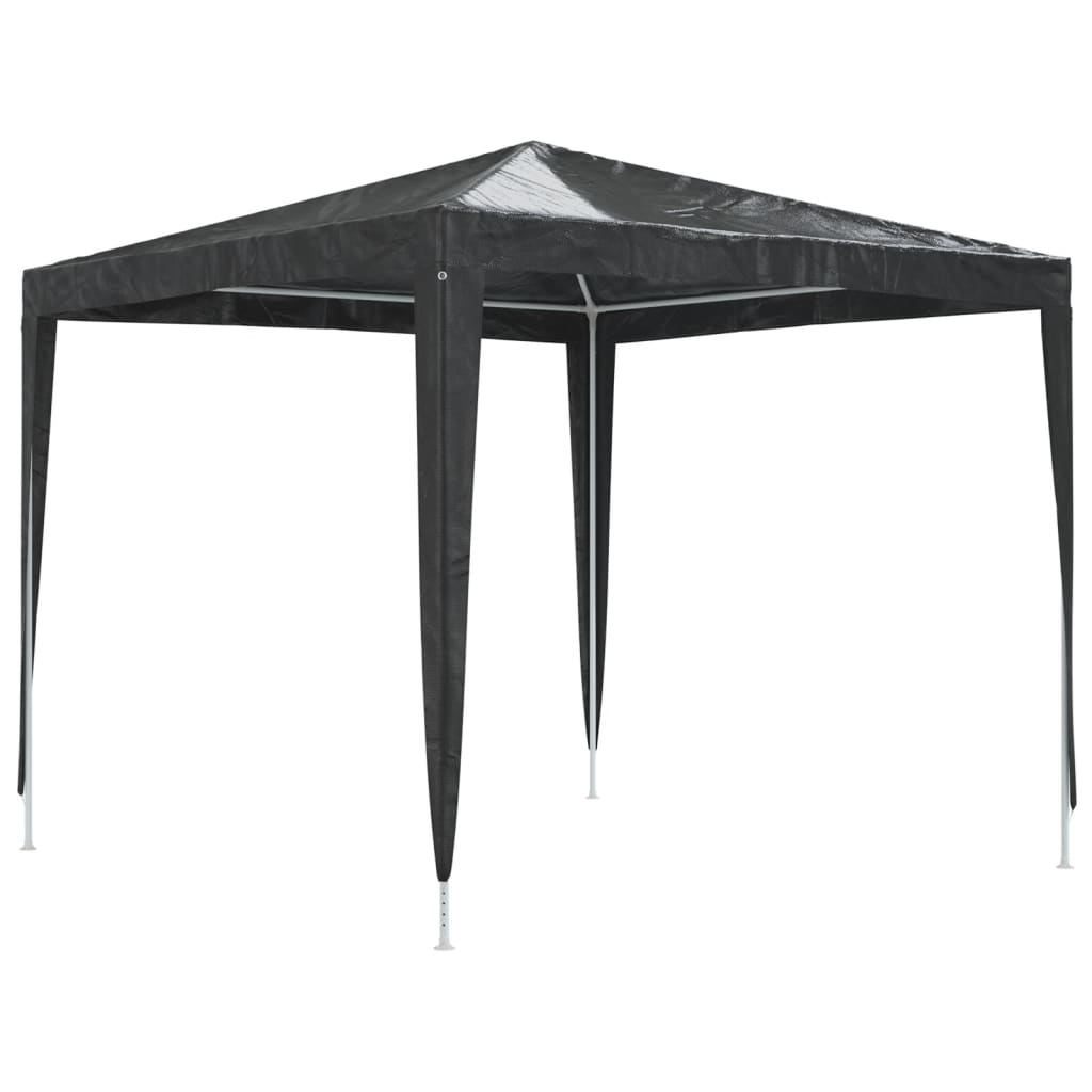 vidaXL Party Tent | Anthracite | Polyethylene, Steel | 2.5x2.5 m