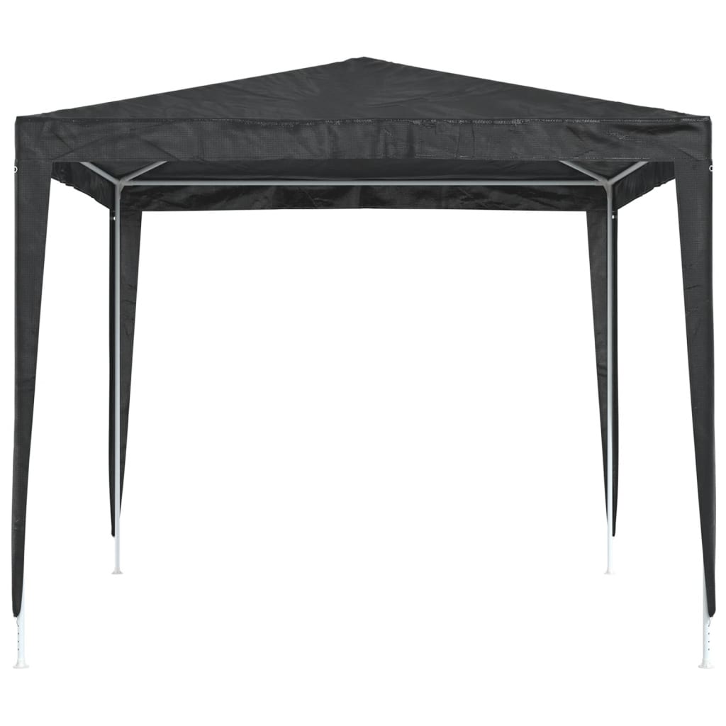 vidaXL Party Tent | Anthracite | Polyethylene, Steel | 2.5x2.5 m