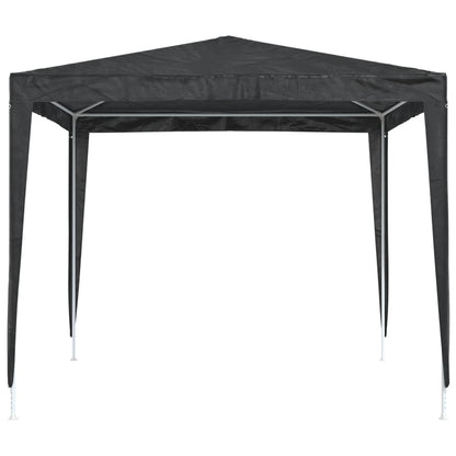 vidaXL Party Tent | Anthracite | Polyethylene, Steel | 2.5x2.5 m