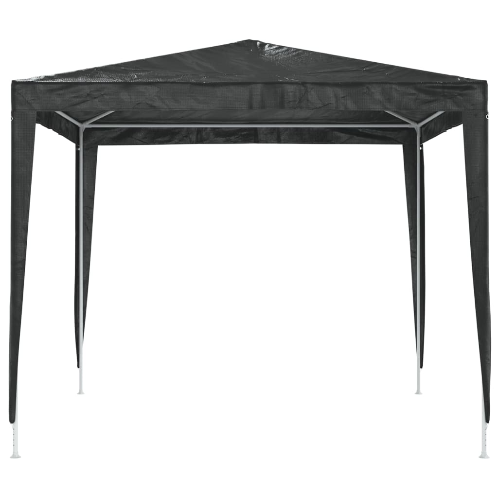 vidaXL Party Tent | Anthracite | Polyethylene, Steel | 2.5x2.5 m