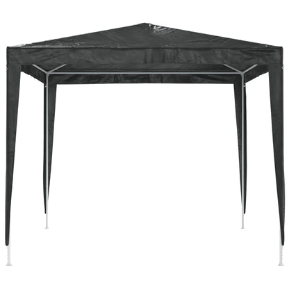 vidaXL Party Tent | Anthracite | Polyethylene, Steel | 2.5x2.5 m