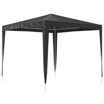 vidaXL Party Tent | Anthracite | Polyethylene, Steel | 2.5x2.5 m