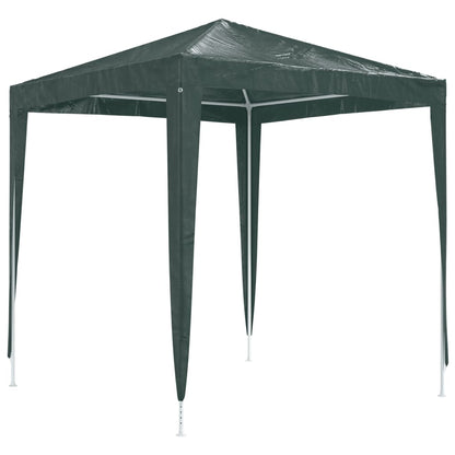 vidaXL Party Tent | Green | PE (polyethylene) canopy, steel frame | 2x2 meters