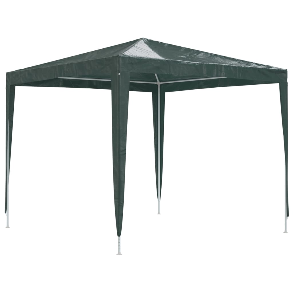 vidaXL Party Tent | Green | Polyethylene and Steel | 2.5x2.5m |  Collapsible