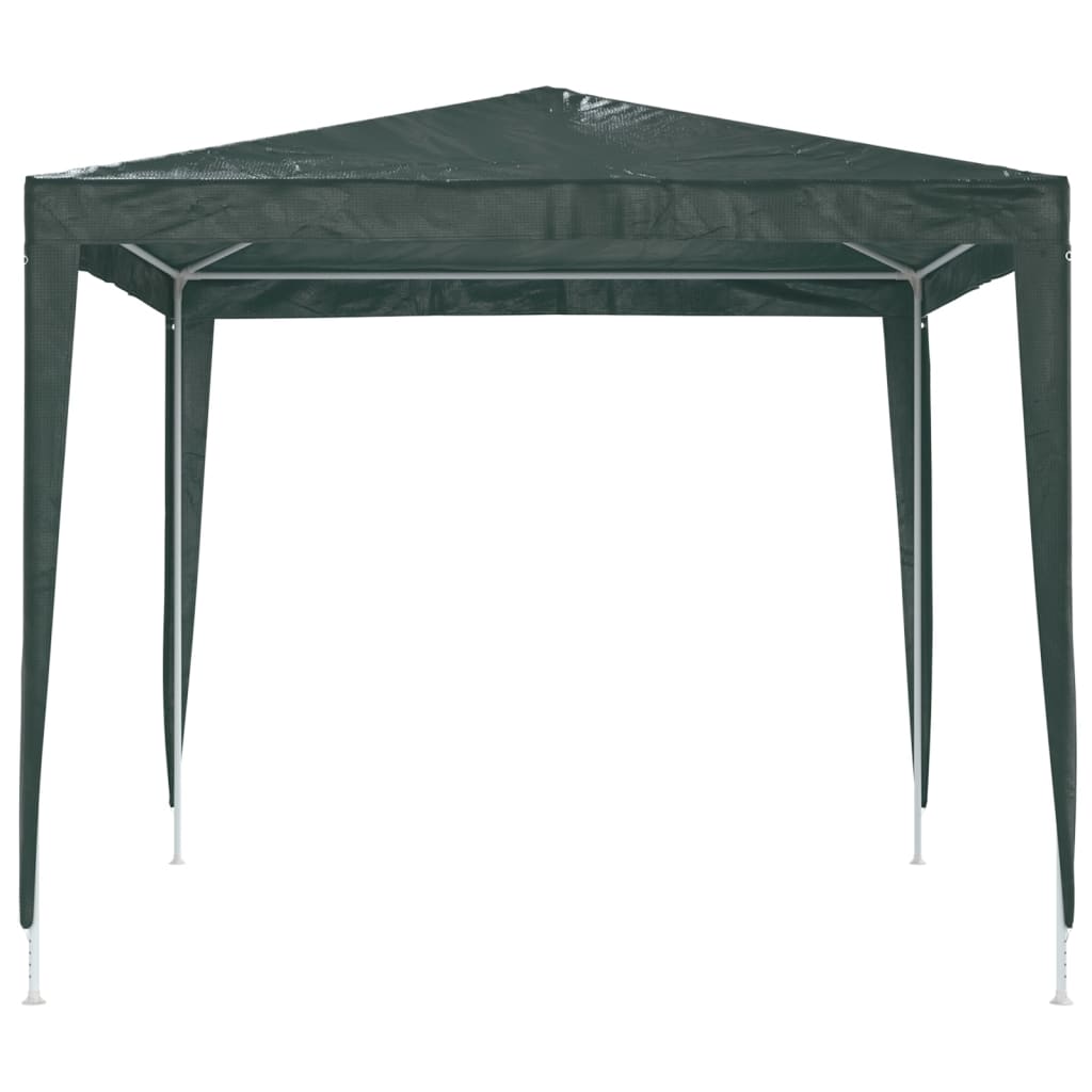 vidaXL Party Tent | Green | Polyethylene and Steel | 2.5x2.5m |  Collapsible