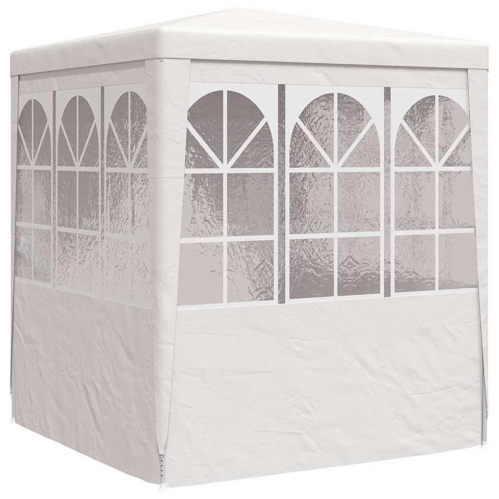 vidaXL Professional Party Tent with Side Walls 2x2 m White 90 g/m²