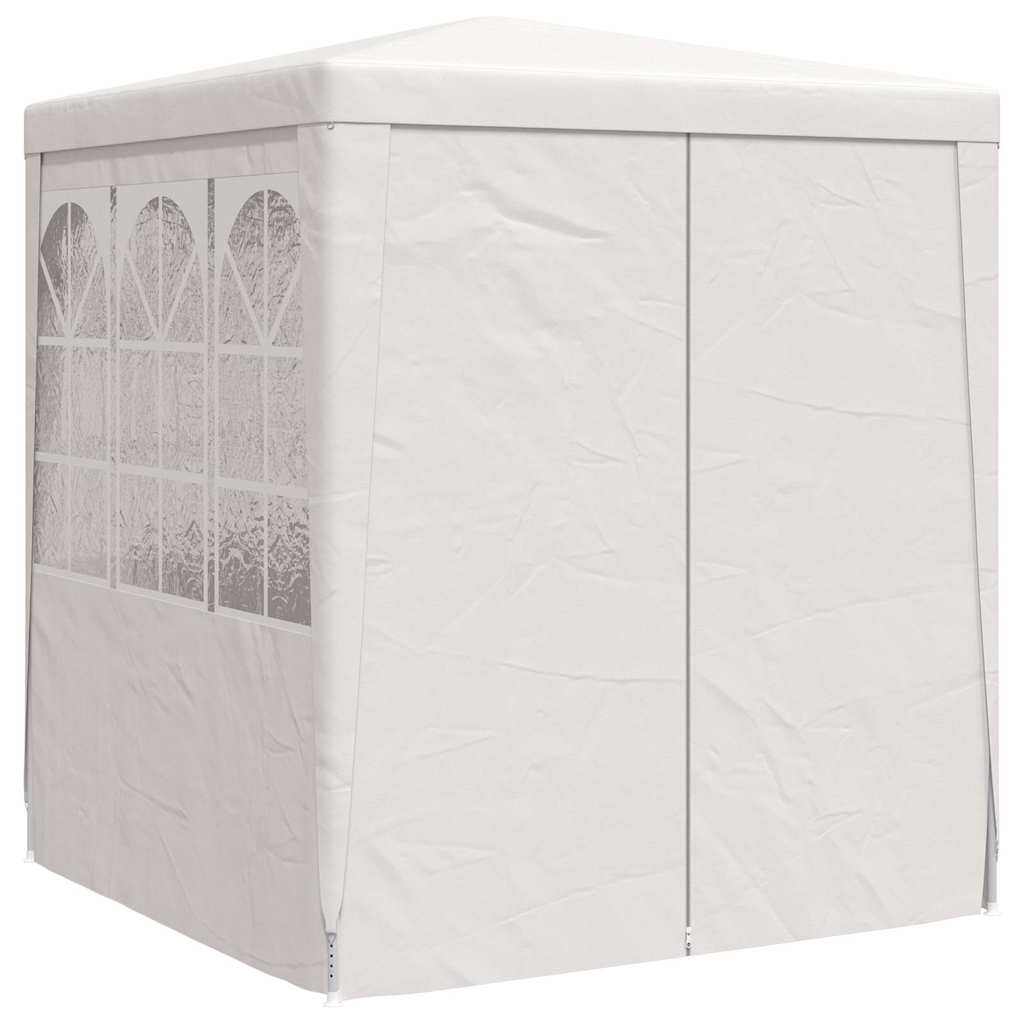 vidaXL Professional Party Tent with Side Walls 2.5x2.5 m White 90 g/m²