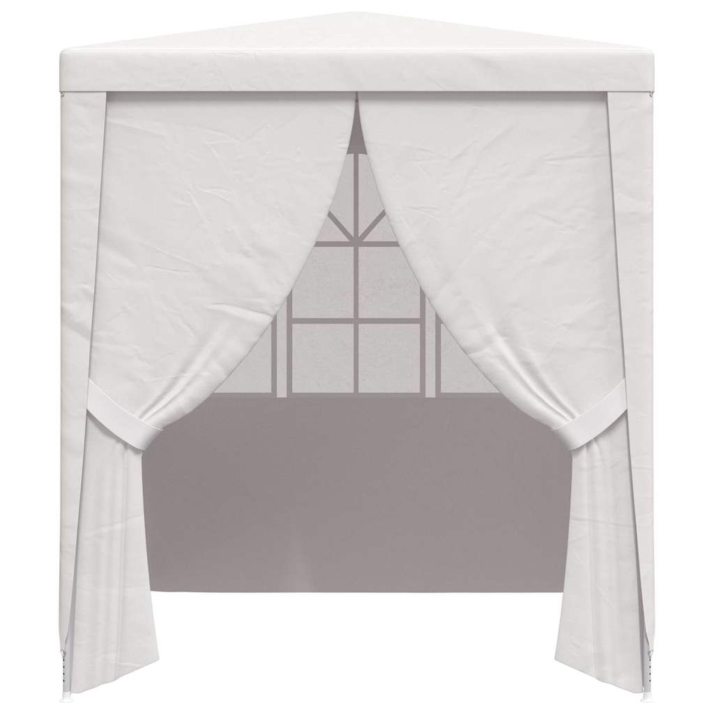 vidaXL Professional Party Tent with Side Walls 2.5x2.5 m White 90 g/m²