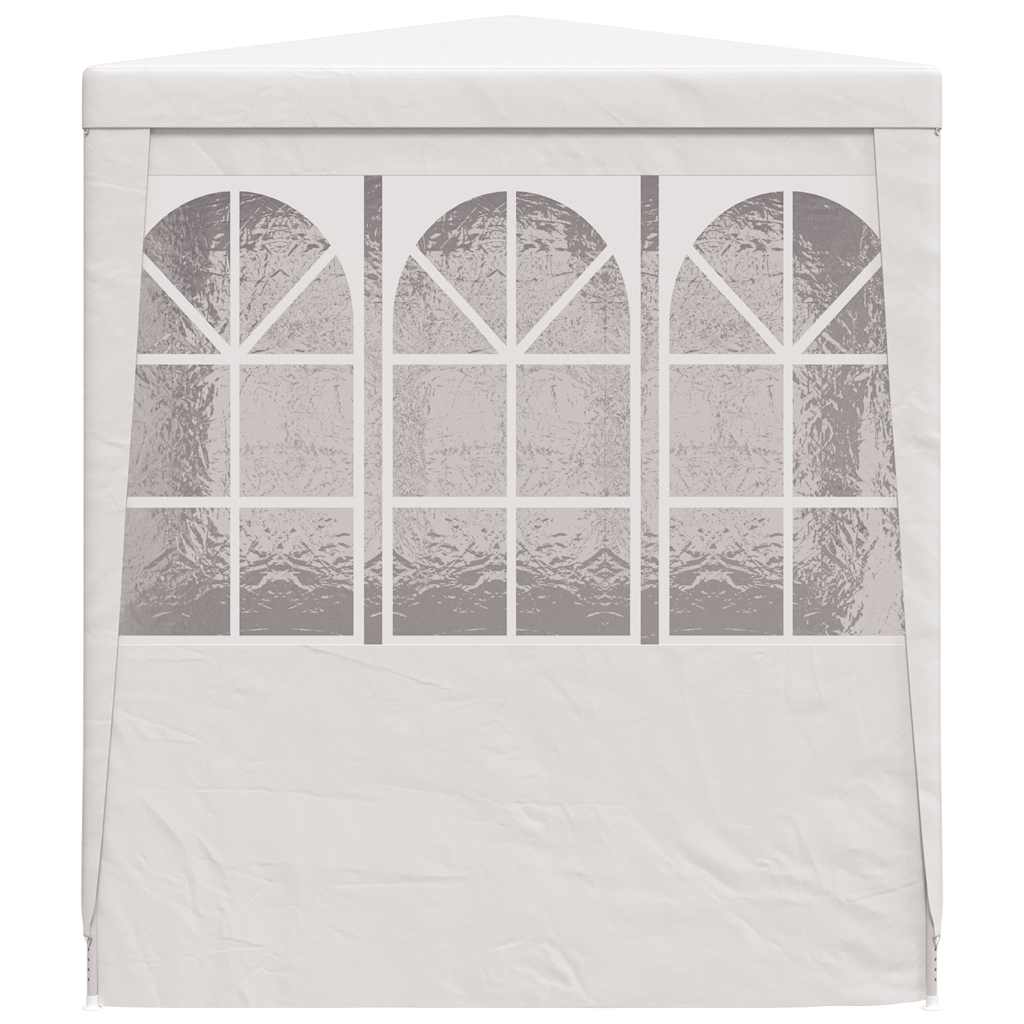 vidaXL Professional Party Tent with Side Walls 2.5x2.5 m White 90 g/m²