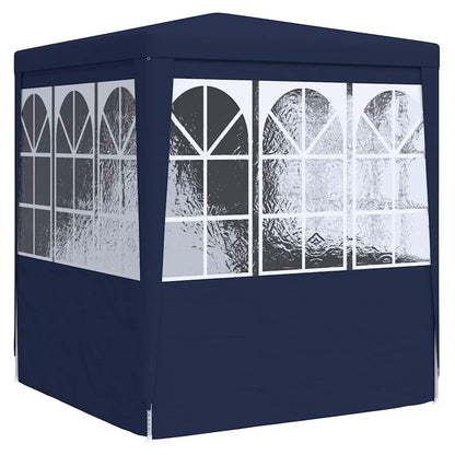 vidaXL Party Tent | Blue | Polyethylene | 2.5 x 2.5 meters | Foldable
