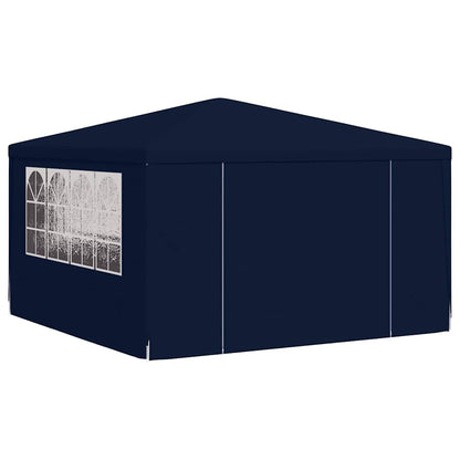 vidaXL Professional Party Tent with Side Walls 4x4 m Blue 90 g/m²