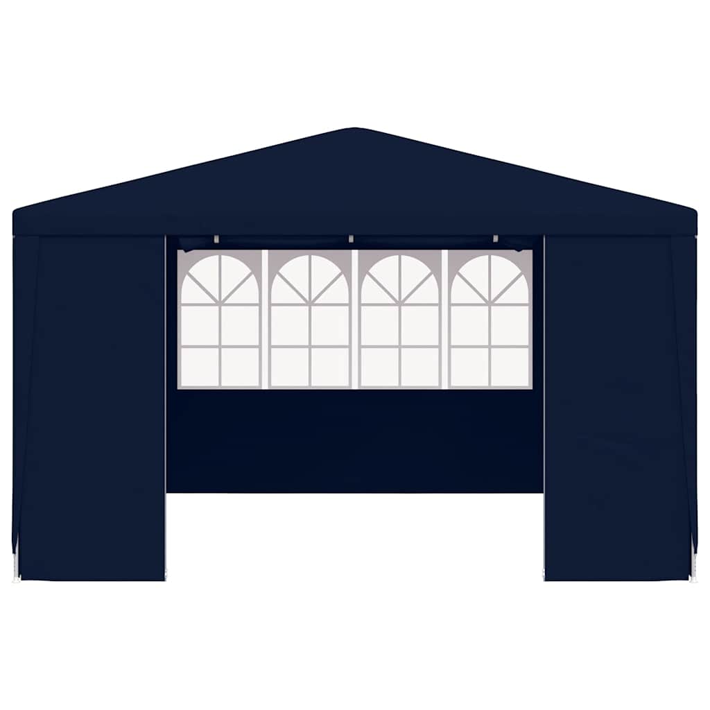 vidaXL Professional Party Tent with Side Walls 4x4 m Blue 90 g/m?
