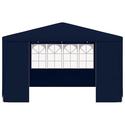 vidaXL Professional Party Tent with Side Walls 4x4 m Blue 90 g/m?