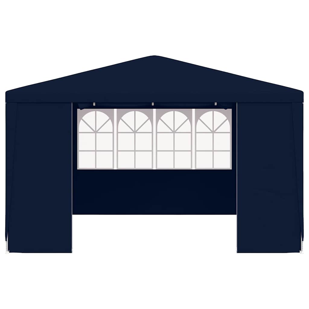 vidaXL Professional Party Tent with Side Walls 4x4 m Blue 90 g/m²
