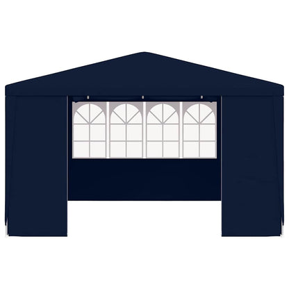 vidaXL Professional Party Tent with Side Walls 4x4 m Blue 90 g/m²