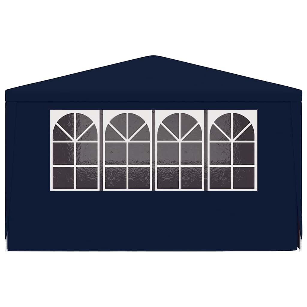 vidaXL Professional Party Tent with Side Walls 4x4 m Blue 90 g/m²