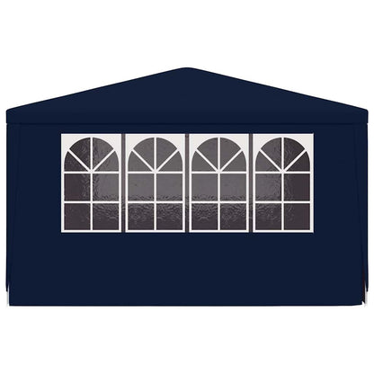 vidaXL Professional Party Tent with Side Walls 4x4 m Blue 90 g/m²