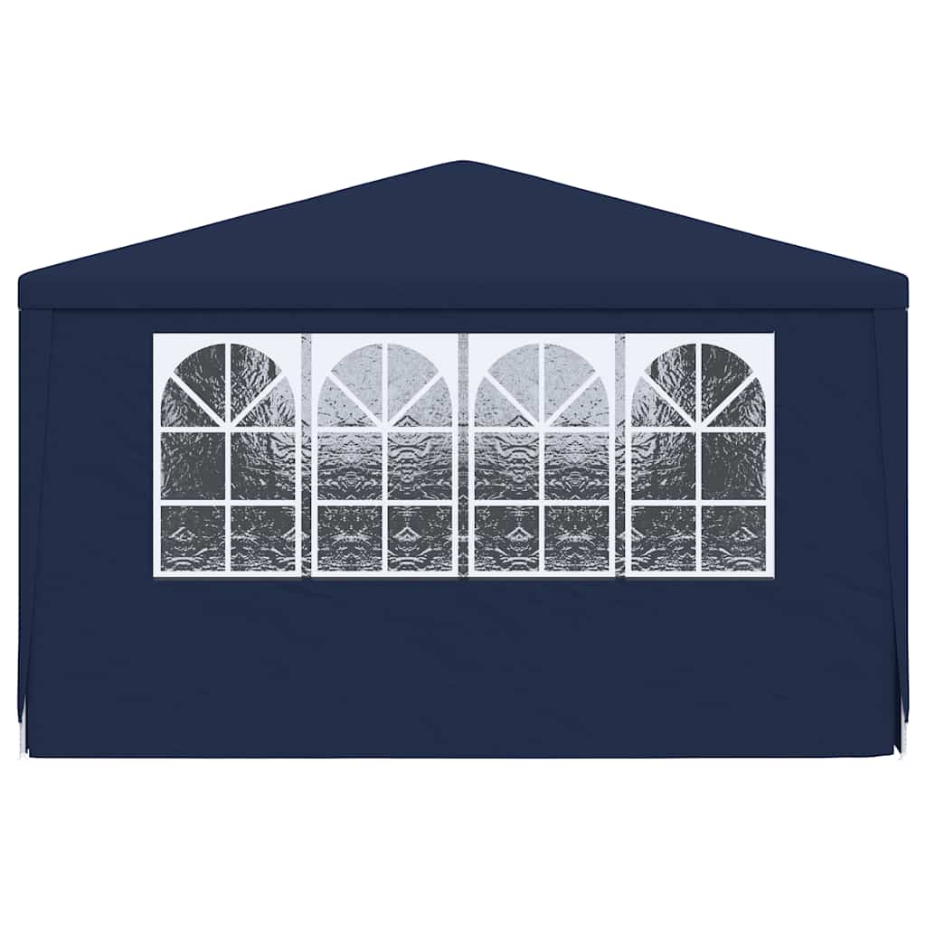 vidaXL Professional Party Tent with Side Walls 4x6 m Blue 90 g/m?