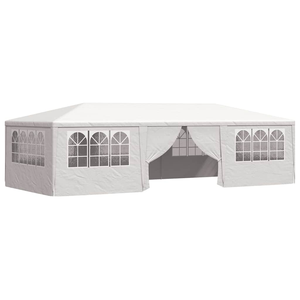 vidaXL Party Tent | White | Polyethylene, steel | 4x9 m | Water-resistant