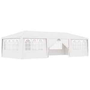vidaXL Professional Party Tent with Side Walls 4x9 m White 90 g/m?