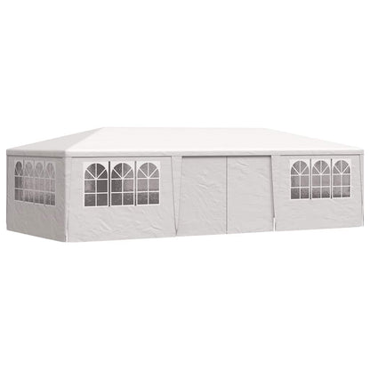 vidaXL Party Tent | White | Polyethylene, steel | 4x9 m | Water-resistant
