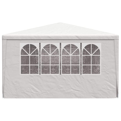 vidaXL Party Tent | White | Polyethylene, steel | 4x9 m | Water-resistant
