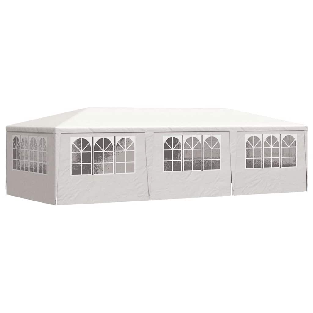 vidaXL Party Tent | White | Polyethylene, steel | 4x9 m | Water-resistant