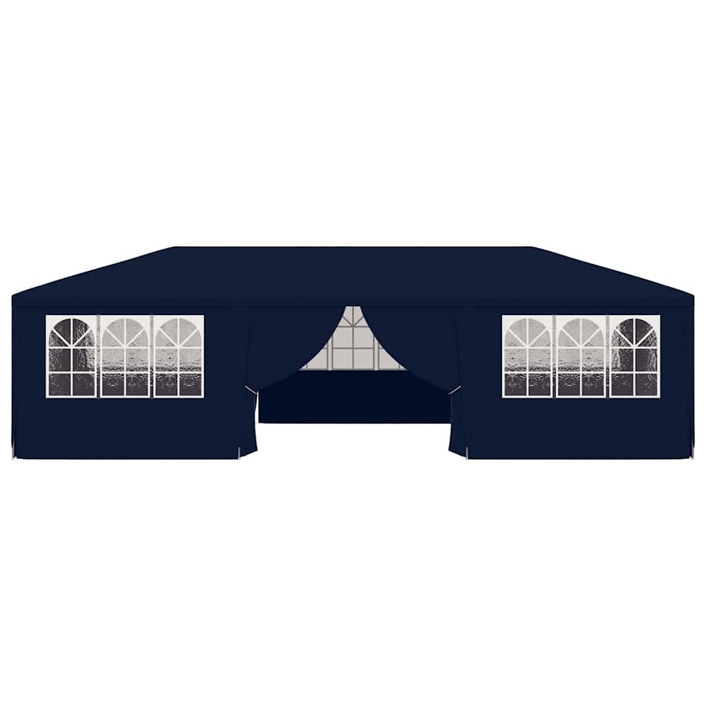 vidaXL Party Tent | Blue | Polyethylene, Steel | 4x9 metres