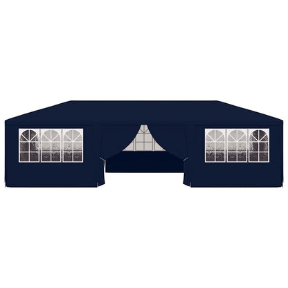 vidaXL Party Tent | Blue | Polyethylene, Steel | 4x9 metres