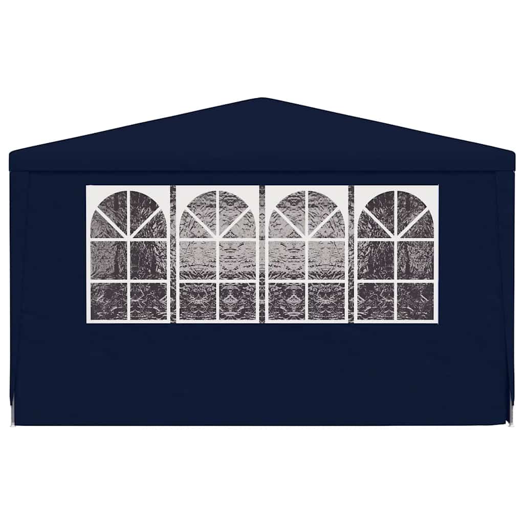 vidaXL Party Tent | Blue | Polyethylene, Steel | 4x9 metres