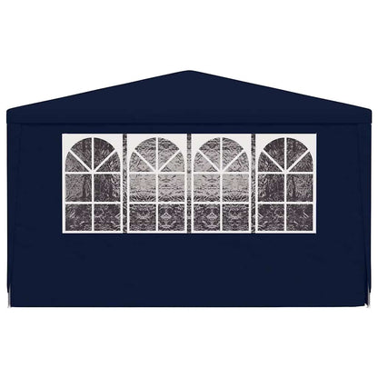 vidaXL Party Tent | Blue | Polyethylene, Steel | 4x9 metres