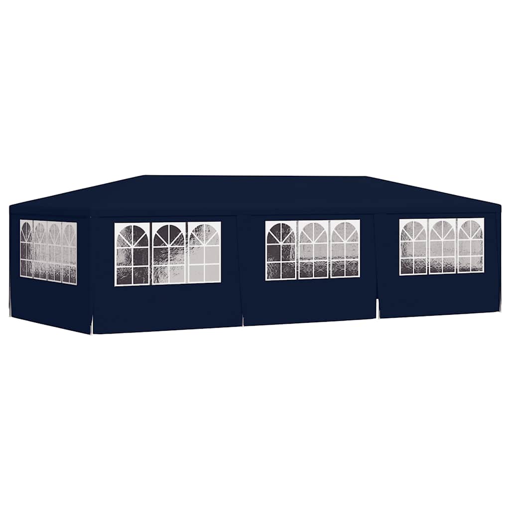 vidaXL Party Tent | Blue | Polyethylene, Steel | 4x9 metres